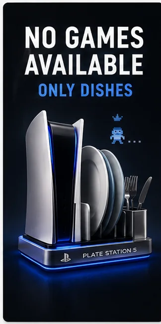 No games available, only dishes